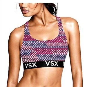 Victoria's Secret Vsx Light Sports Bra Small Racer